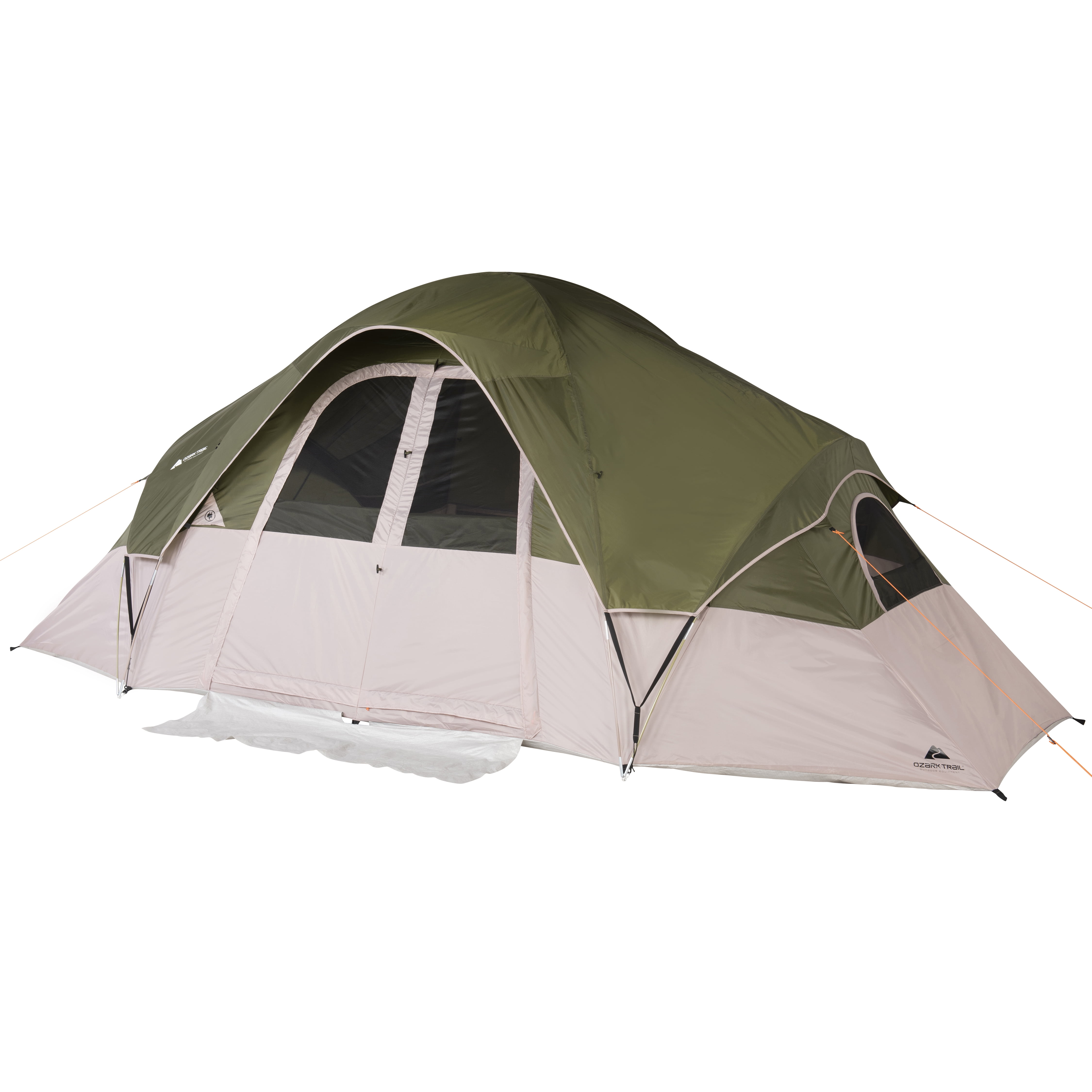 Ozark Trail 8Person 2Room Modified Dome Tent, with Rollback Fly