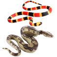 thumbnail image 3 of FELTECHELECTR 2 modelos de serpientes de broma, juguete de serpiente espeluznante, modelo de serpiente para fiesta, juguetes de serpiente espeluznantes, serpientes falsas, 3 of 6