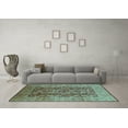 thumbnail image 3 of Ahgly Company Indoor Rectangle Oriental Light Blue Industrial Area Rugs, 3' x 5', 3 of 4