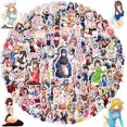 thumbnail image 1 of 200Pcs Anime Girl Stickers, Mixed Anime Stickers Vinyl Waterproof Decals for Laptop Water Bottle Notebook Computer Luggage Sticker Pack for Teens, Adults, 1 of 7