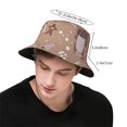 thumbnail image 3 of ZICANCN Bucket Hat -Christmas Unisex Print Double-Side-Wear Bucket Hat for Fishing Beach Outdoor, 3 of 5