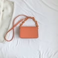 thumbnail image 4 of Bolso de cadena para mujer, sobre sólido, Bolso de moda para mujer, Bolso tipo satchel (naranja), 4 of 8