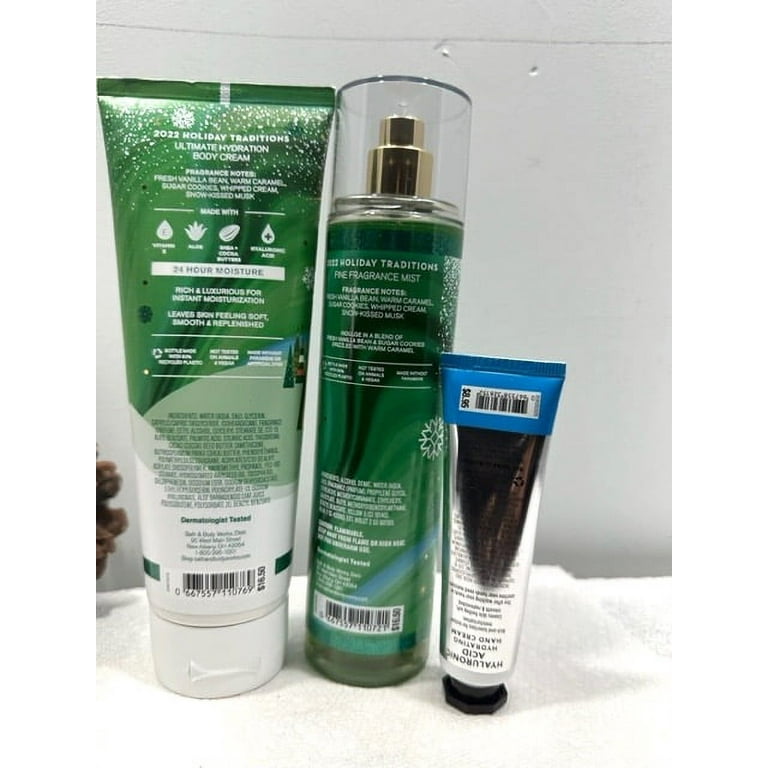 Bath & Body Works Vanilla Bean Noel 3 Piece Gift Set (Ultimate