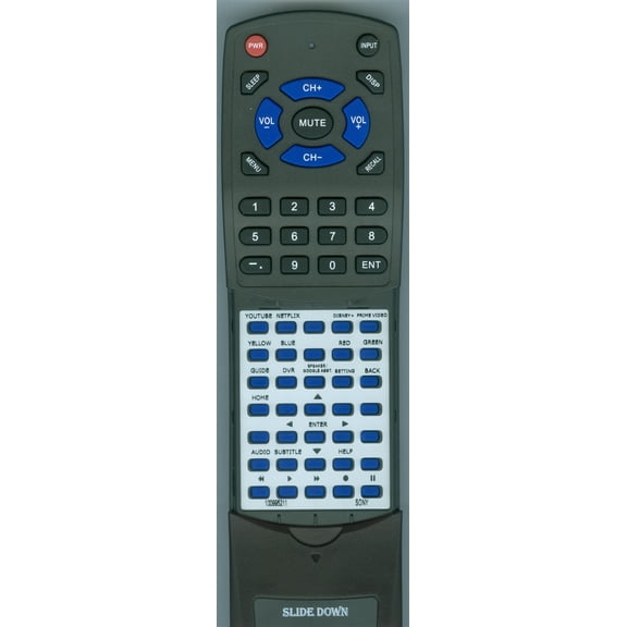 Replacement Remote for Sony RMF-TX520U KD-43X80J KD-50X80J KD-55X80J KD-65X80J