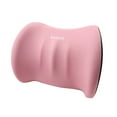 thumbnail image 2 of LSLJS Lumbar Cushion Memory Foam Lumbar Support Pillow for Car - Mid/Lower Back Support Cushion - for Car Seat, Office Chair, Recliner Driver Lumbar Cushion Driving Waist Protection Backrest Pink, 2 of 8