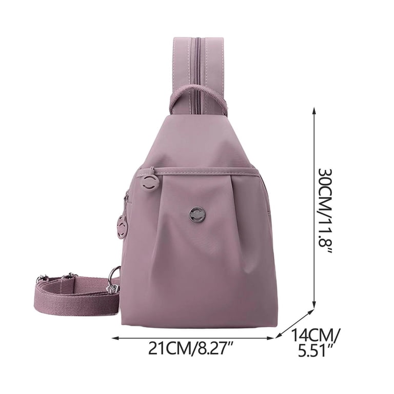 Convertible Crossbody Backpack Oxford Cloth Daypack Commuter Travel Bag Waterproof 2-Way Commuter Bag, Small Backpack for Women  main image 3