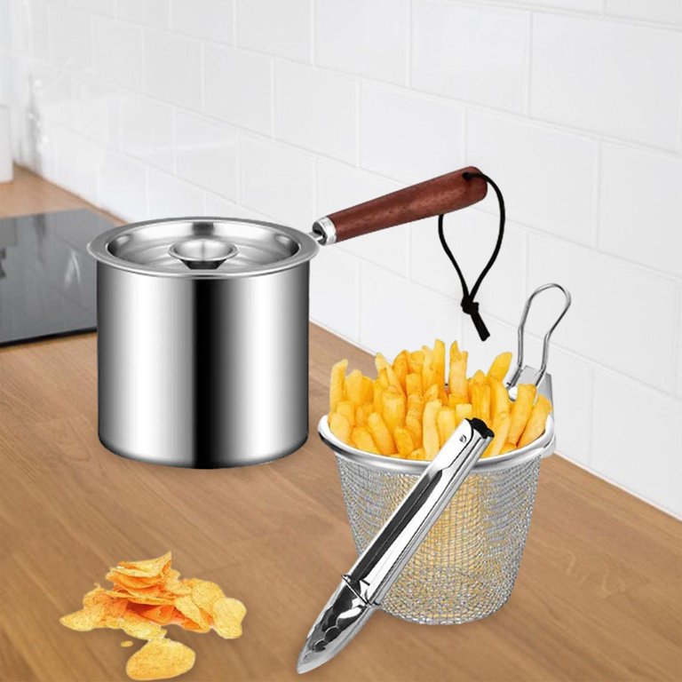 kowaku Deep Frying Pot with Lids Frying Basket Cooking Tools
