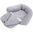 thumbnail image 4 of Almohada de apoyo para la cabeza y el cuerpo del bebé, cómoda y gruesa, cojín para asiento de cochecito infantil, almohada de apoyo para bebés NestGray, 4 of 14