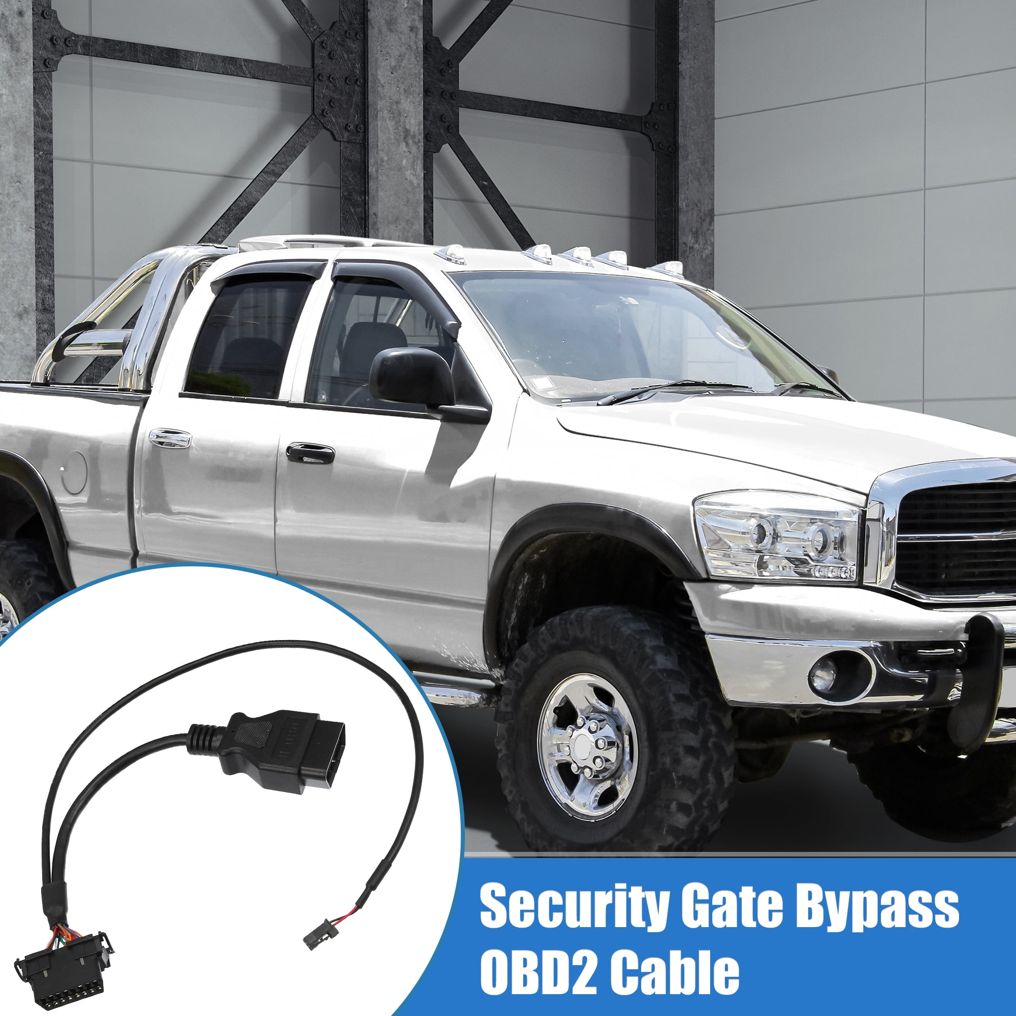 Unique Bargains Security Gate Bypass OBD2 Cable Replacement for Dodge for RAM 2018-2020