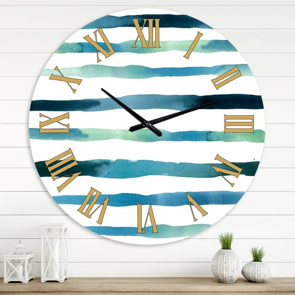 Designart 1 in Modern,Contemporary Wall Clock