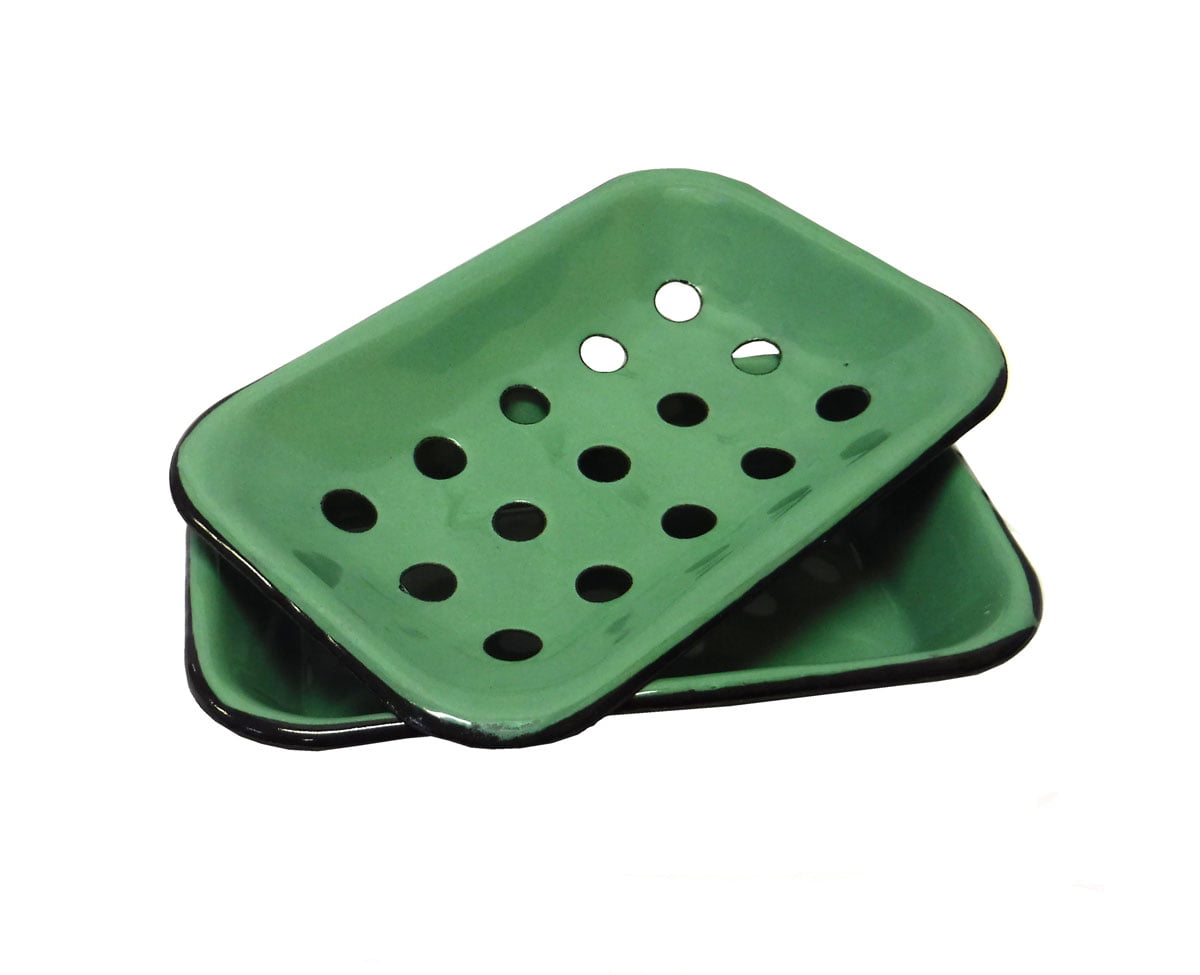 green soap dish