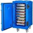 thumbnail image 3 of Double-Buckle Insulated Hot Box Carrier, 127 Qt  Front Load Food Warmer with Handles & Wheels for Commercial Use, 3 of 11