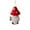 C, variant on Virelaxpo Gnome Mushroom Christmas Ornament for Tree Decoration, Whimsical Holiday Hanging Pendant, Festive Home Decor Accent