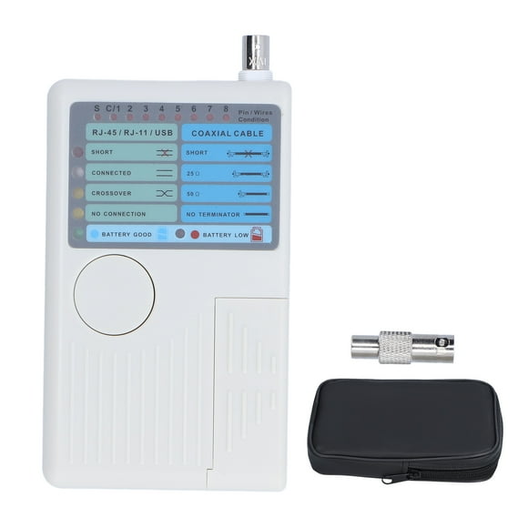 Testeur de câble réseau 4 en 1 testeurs de fils coaxiaux multifonctionnels pour testeur de fils USB RJ45 BNC RJ11 USB