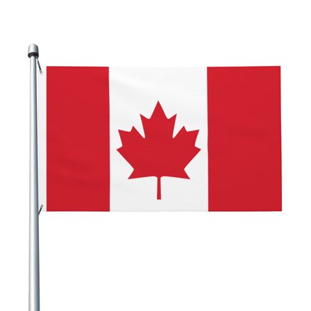 Flag Of Canada Flag Double Sided Printed 3x5 Ft Flag Banner Suitable For Yard Outdoor Party Decorative