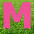 thumbnail image 1 of Advanced Graphics 3369 20 x 15 Po Lettre M Yard Signe&44; Rose, 1 of 1