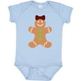 thumbnail image 3 of Inktastic Cute Gingerbread Girl with Red Plaid Bow Boys or Girls Baby Bodysuit, 3 of 5
