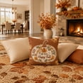 thumbnail image 5 of Yeciiwht Fall Pumpkin Maple Leaf Throw Pillow Cover – 18x18 inch Linen Cushion Case for Thanksgiving Sofa, Couch, Bed & Outdoor Decor, 5 of 8