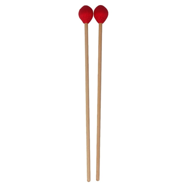 Steel Pan Drum Mallets Woolen Acrylic Blended Yarn Handle Melodica Instrument Sticks Superior Sound Quality Design 2PCS