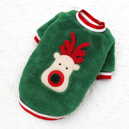 Cat Cotton Clothes Funny Autumn and Winter Old Man Elk Snow
