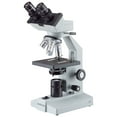 thumbnail image 1 of AmScope B100B Compound Binocular Microscope, 40X-2000X Magnification, Brightfield, Tungsten Illumination, Abbe Condenser, Plain Stage, 1 of 1