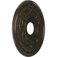 thumbnail image 2 of Ekena Millwork 16"OD x 3 1/2"ID x 1"P Baltimore Thermoformed PVC Ceiling Medallion (Fits Canopies up to 6 1/2"), Metallic Dark Bronze, 2 of 5