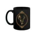 thumbnail image 2 of Antique Design Of Letter V Mug Unisex's -Image by Shutterstock, 2 of 4