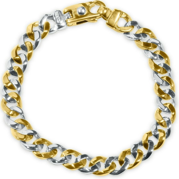 Pompeii Men's Cuban Link 14k Gold (37gram) or Platinum (59gram) 9mm Bracelet 8.25" (,)