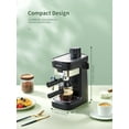 thumbnail image 2 of Espresso Machine 6 Bar, Rich Crema Coffee Maker, Auto Pressure Relief, Compact Home Coffee Brewer Machine, Black, 2 of 6