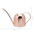 thumbnail image 6 of Xirurus 1000ml / 33.8 oz Stainless Steel Watering Can Long Spout Sprinkle Pot for Indoor Outdoor Garden Plants Flowers, Copper, 6 of 9