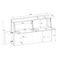 thumbnail image 4 of Memomad Bali Storage Full Mid-Century Headboards Bookcase, Caramel, 4 of 7