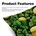 thumbnail image 2 of Saint Patrick's Day Pillow Covers Inserts Set with Unique Patterns - 16x16, 18x18, 20x20 Inches - 2 Pack Decorative Throw Pillow Covers for Home Decor and More, 2 of 6