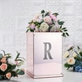thumbnail image 3 of BalsaCircle 6" Silver Solid Letter R Self-Adhesive Rhinestones Gems Sticker, 3 of 7