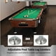 thumbnail image 3 of 4 niveles de patas de mesa de billar, elevadores de nivelación de patas de mesa de billar de 5 pulgadas, altura ajustable, pies de nivelación de mesa resistentes para mesas de billar, mesas de ping-po, 3 of 7