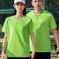 thumbnail image 2 of Plebaso Workout Shirts for Men Quick Dry Stretch Athletic T-Shirts Casual Short Sleeve Solid Color Tee, 2 of 6