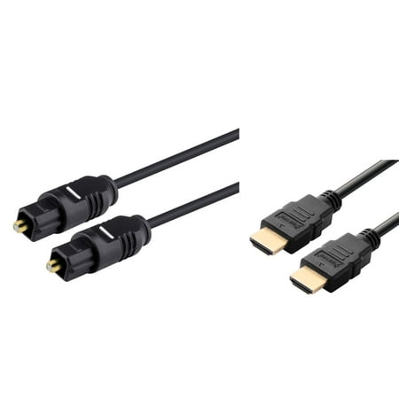 - Insten Hdmi Cable M/M 1.3 6ft + Toslink Optical Digial Cable for Xbox 360 Slim Xbox 360