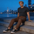 thumbnail image 5 of HBDesign Men's Linen Blend Pants, Lightweight Breathable Trousers for Business Daily Wear, 5 of 8