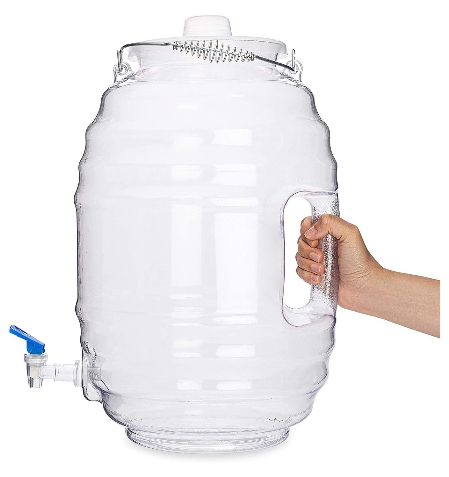 5 Gallon Jug with Spout-Mexican Vitrolero Tapadera Aguas Frescas
