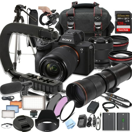 Sony A7 IV with 28-70mm   420-800mm Super Telephoto Lens  128GB Extreme SD Card and More
