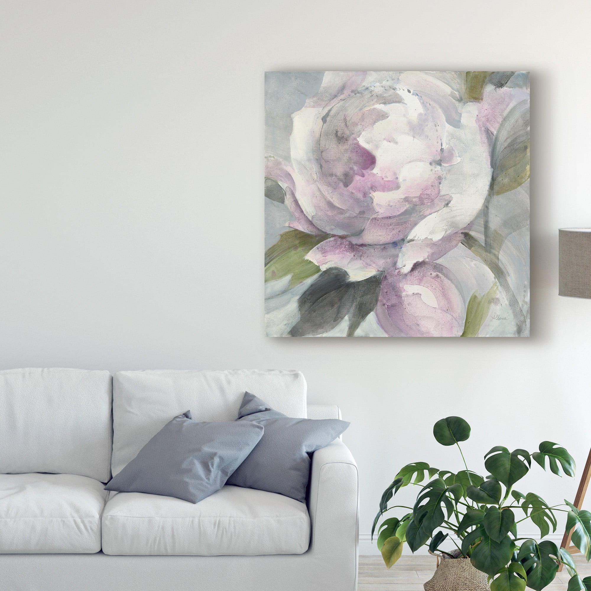 Trademark Fine Art 'Twilight Peony' Canvas Art by Albena Hristova