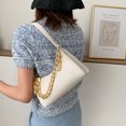 thumbnail image 5 of Fashion Joker ladies shoulder chain bag women's messenger bag - white, 5 of 6