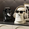 thumbnail image 2 of Funny Novelty Plastic Moai Tissue Box, Multi-Purpose Tissue Dispenser & Headphone Stand for Bathroom Bedroom Home Decor, 2 of 5