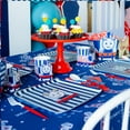 thumbnail image 6 of Thomas Friends™ x Bonjour Striped Train Large Paper Dinner Plates, Disposable Party Supplies, 8 Count, 11 Inch, Birthday Party, 6 of 6