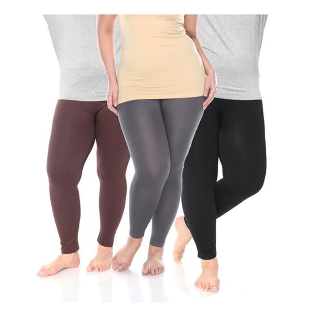 women's plus size white leggings