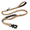 Coyote Brown, variant on WAAYEEPAL Tactical Heavy-Duty Bungee Dog Leash with 2 Padded Handles and Car Seatbelt, 4-6 ft, Brown