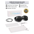 thumbnail image 7 of TINHAO Fit Over Glasses Sunglasses for Women Men Large Cat Eye Sunglasses Polarized 100% UV400 Protection, 7 of 7