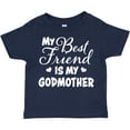 thumbnail image 3 of Inktastic My Best Friend is My Godmother with Hearts Boys or Girls Toddler T-Shirt, 3 of 5