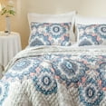 thumbnail image 3 of Wonderful Bedding Vintage Printed Quilt 3 Piece Quilt Set, 3 of 6