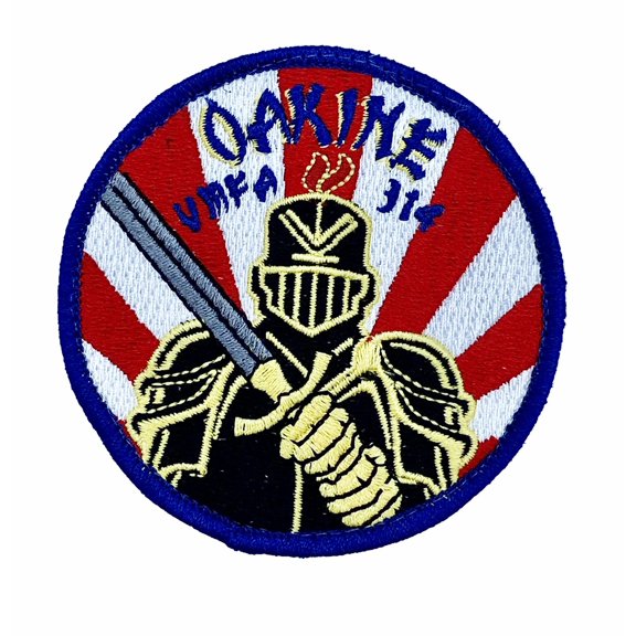 VMFA-314 Black Knights 2022 Cruise Patch - With Hook and Loop