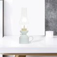 thumbnail image 3 of Luces de velas sin llama retro Lámpara de mesa con pilas realistas Lámpara de velas eléctricas para la decoración de la mesa del partido de la iglesia blanco un Macarena Vela sin llama, 3 of 5